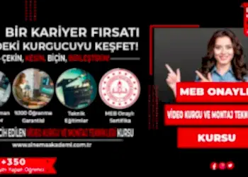 Video ve Kurgu Kursu Fiyatları – Erken Kayıtta %50 İndirim